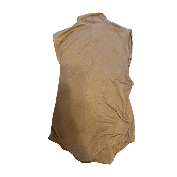 Everlane Luster Mock Neck Tank Bodysuit - Picture 4 of 8